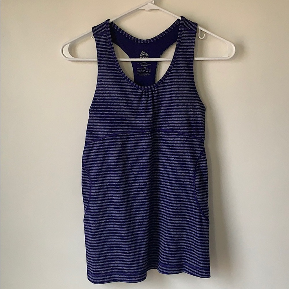 💜 RBX Yoga/Workout Top with Purple Stripes 💜